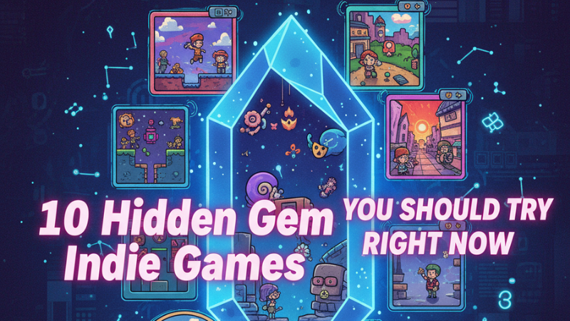 You are currently viewing 10 Hidden Gem Indie Games You Should Try Right Now